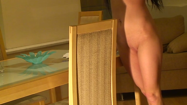 Pierced cookie takes entire bulky shaft inside