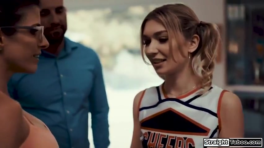 Cheerleader Has No Choice Than To Fuck - Mackenzie Moss And Cory Chase
