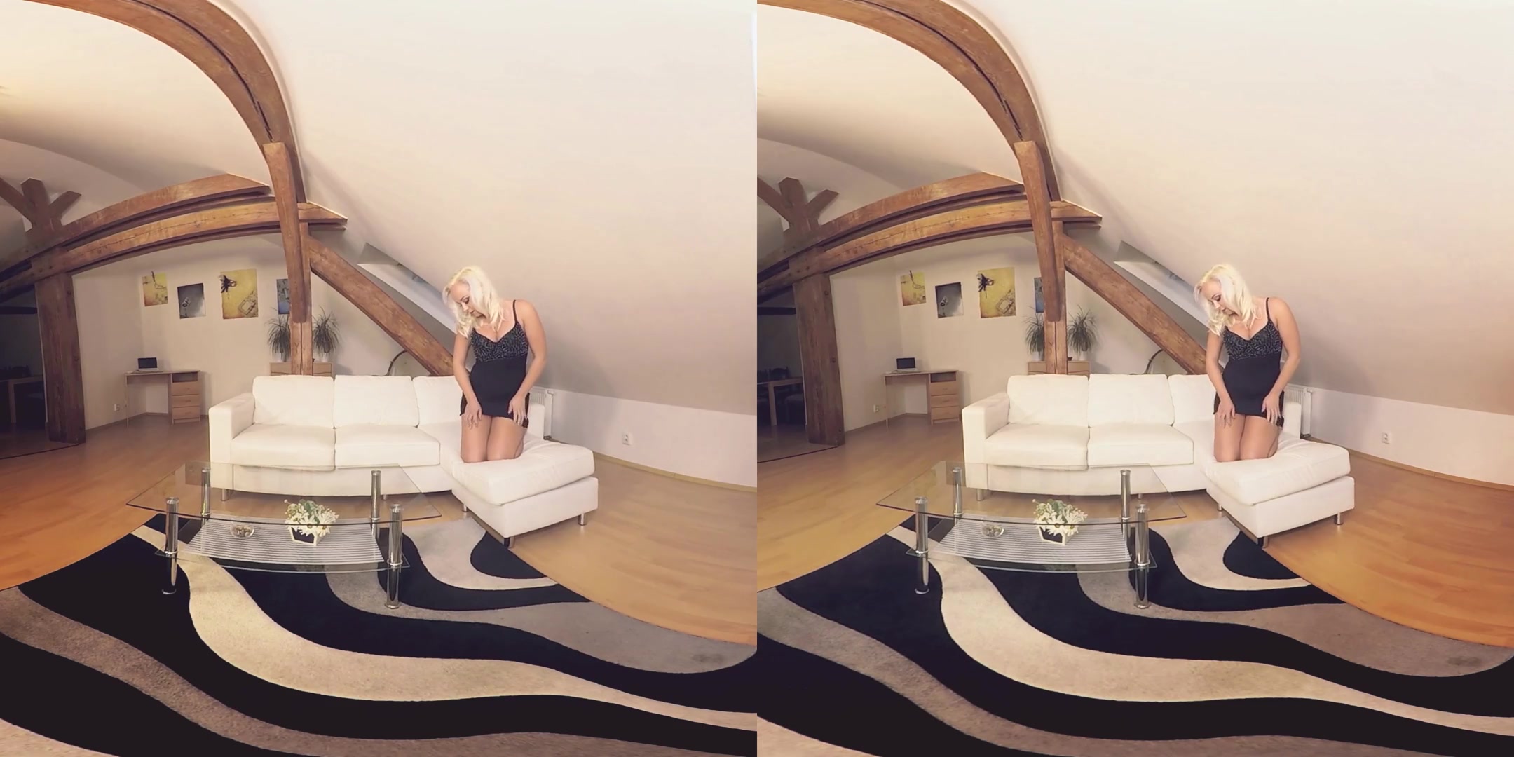 Naomi Nevena in Blonde Bombshell Gets Naked After a Party - BravoModelsMedia