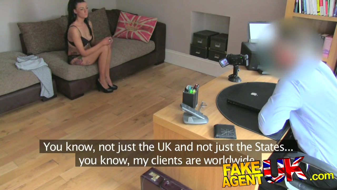 FakeAgentUK Hot tattood minx fooled into fake casting
