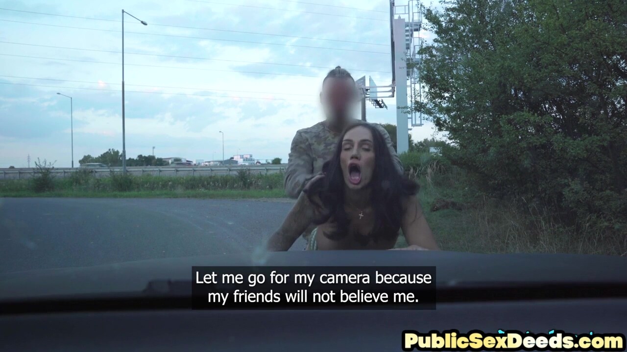 Cute busty bae got pussypounded outdoor
