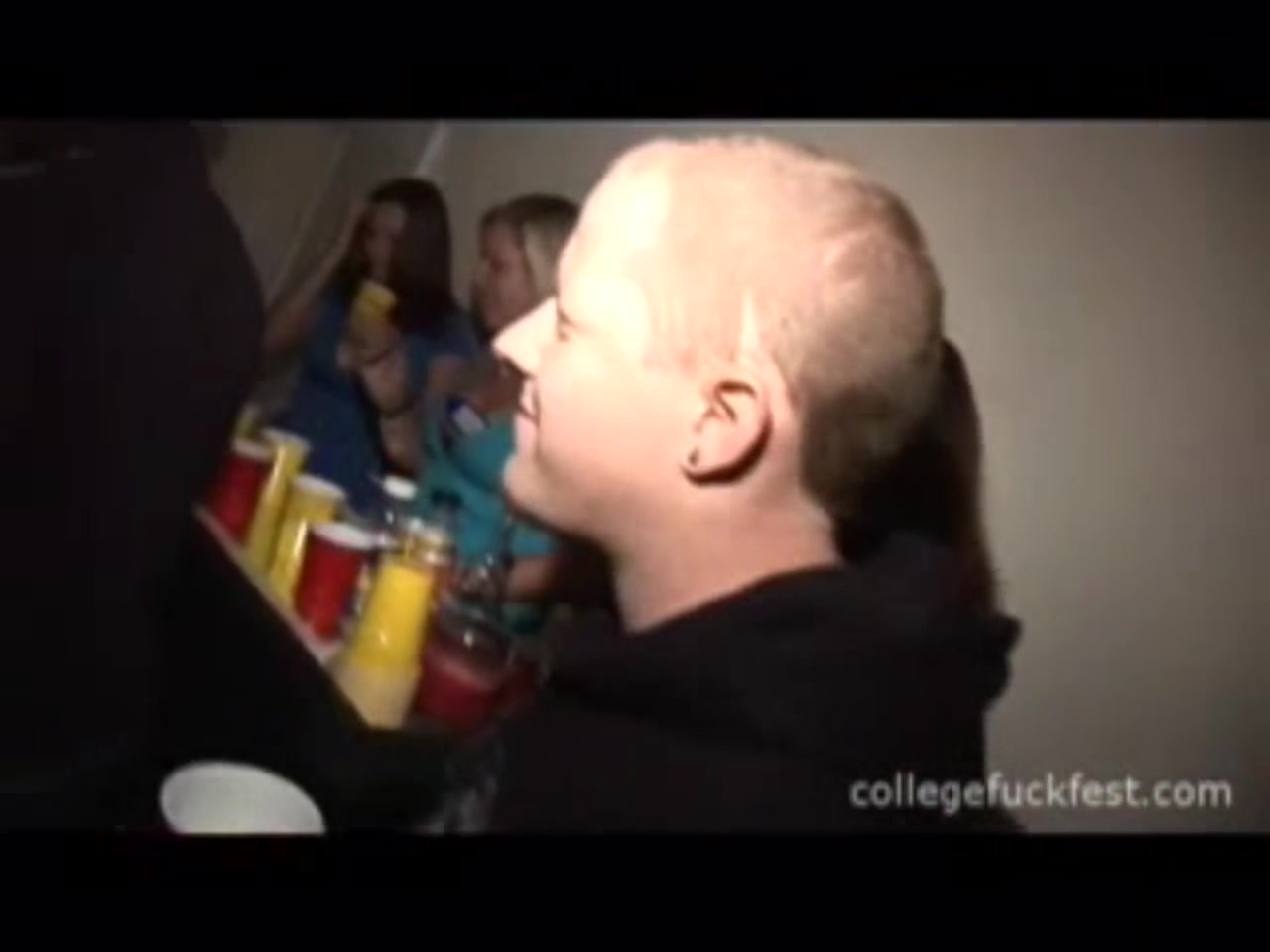 College teen 18+ banged as party watch