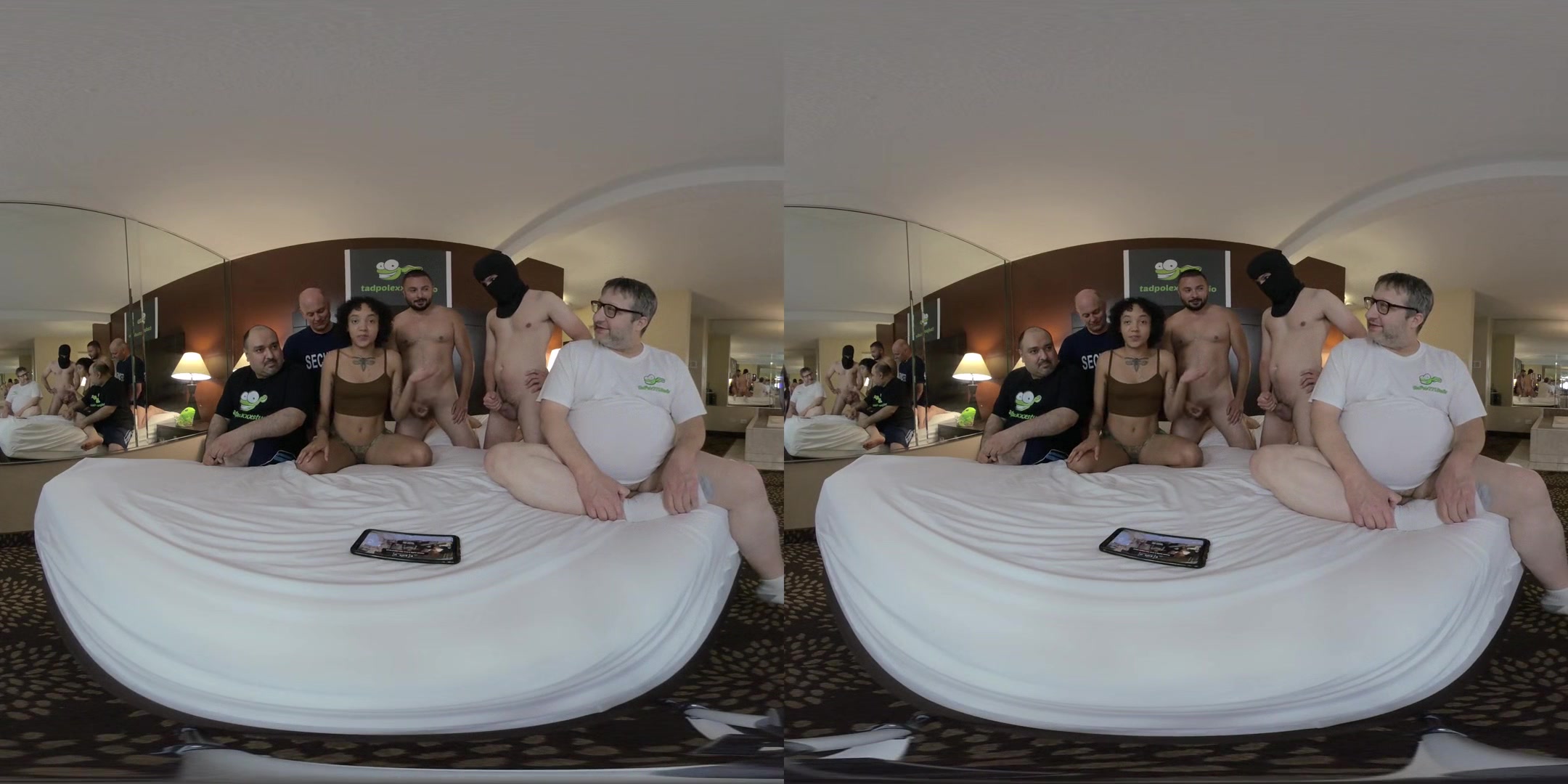 Olive's First Ever Gangbang - Ebony Teen Hardcore Voyeur