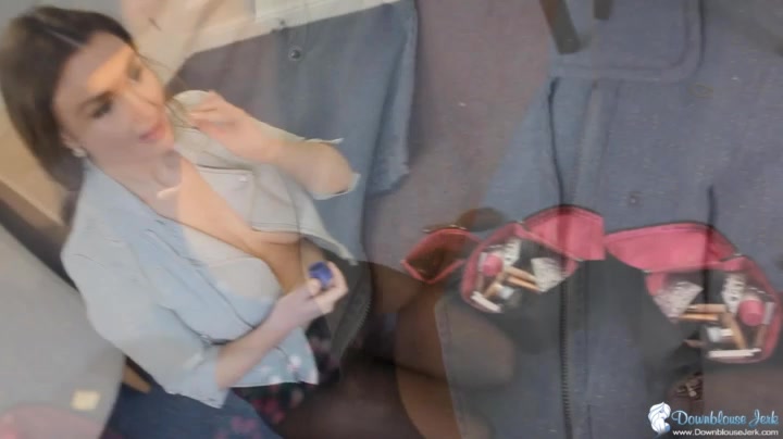 Christina in Made Up Tits - DownblouseJerk