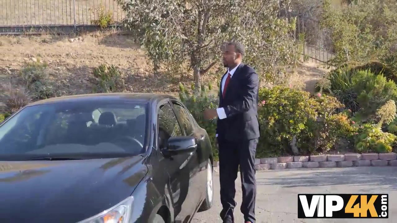 VIP4K. Excited white gal tempts Step moms black assistant into quickie