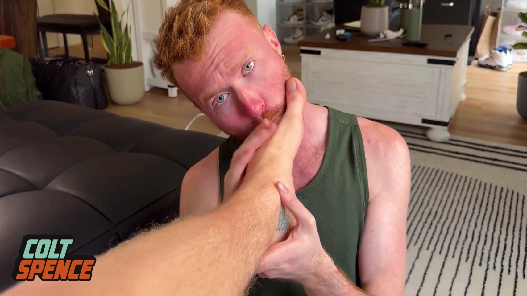 Lance Woods Xxx And Colt Spence - Sweaty Jock Gets Worshiped By Sexy Redhead 7 Min