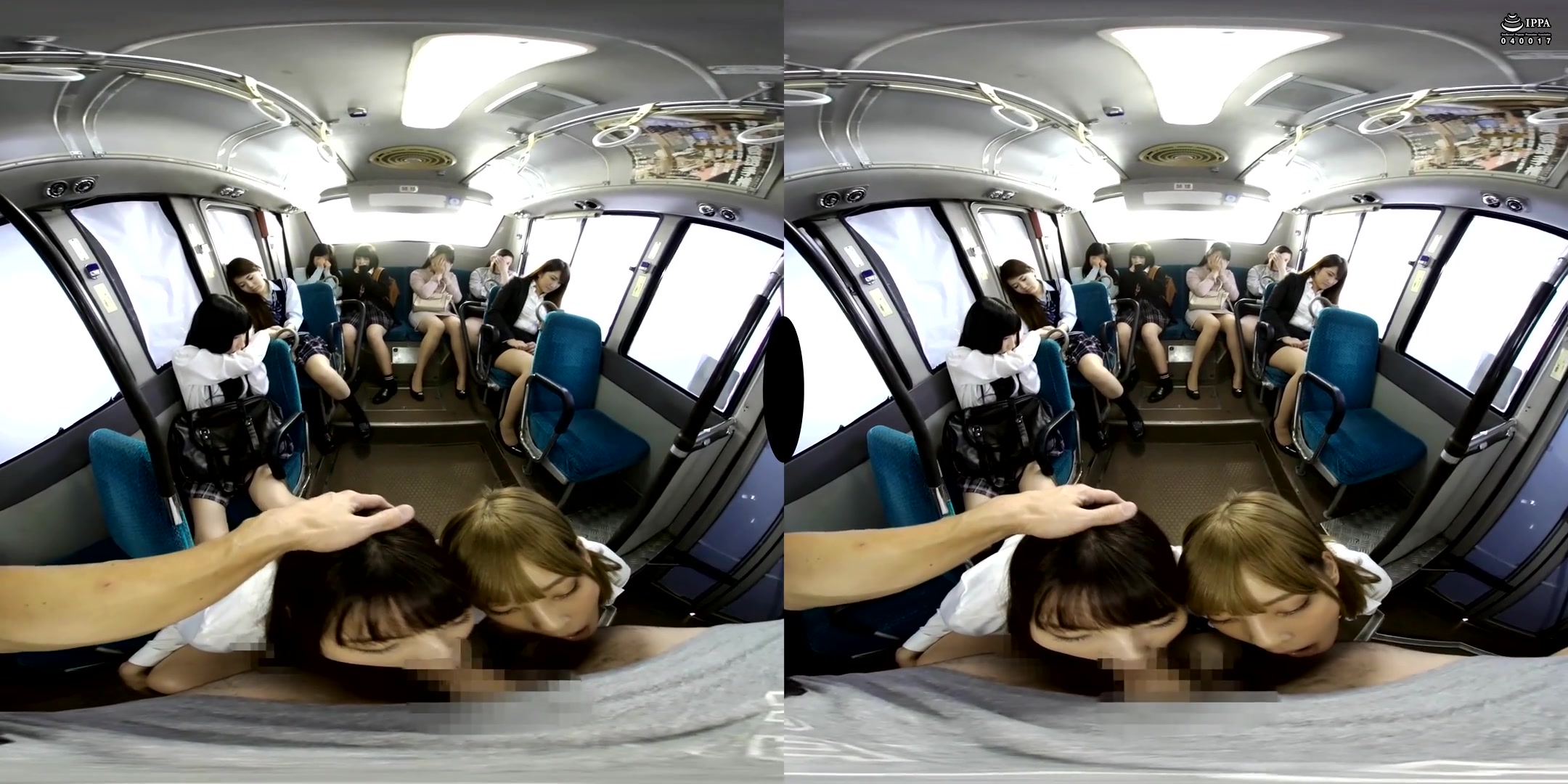 Yui Hatano & Mikako Abe in Yui Hatano and Mikako Abe Stop the Time on a Bus VR 2 - PetersMAX