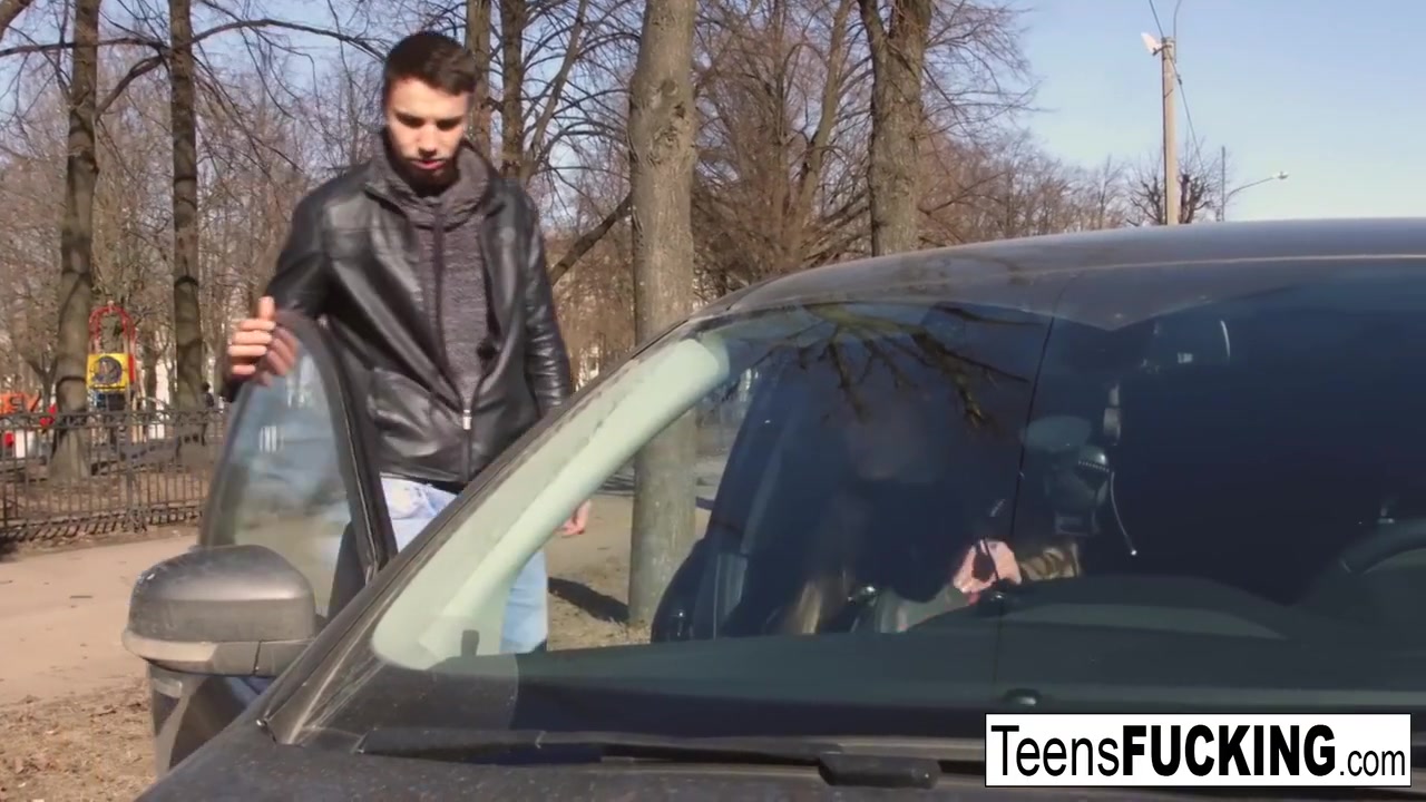 Skinny Blonde Adel Fucks Him After Their Date With Adel Bye