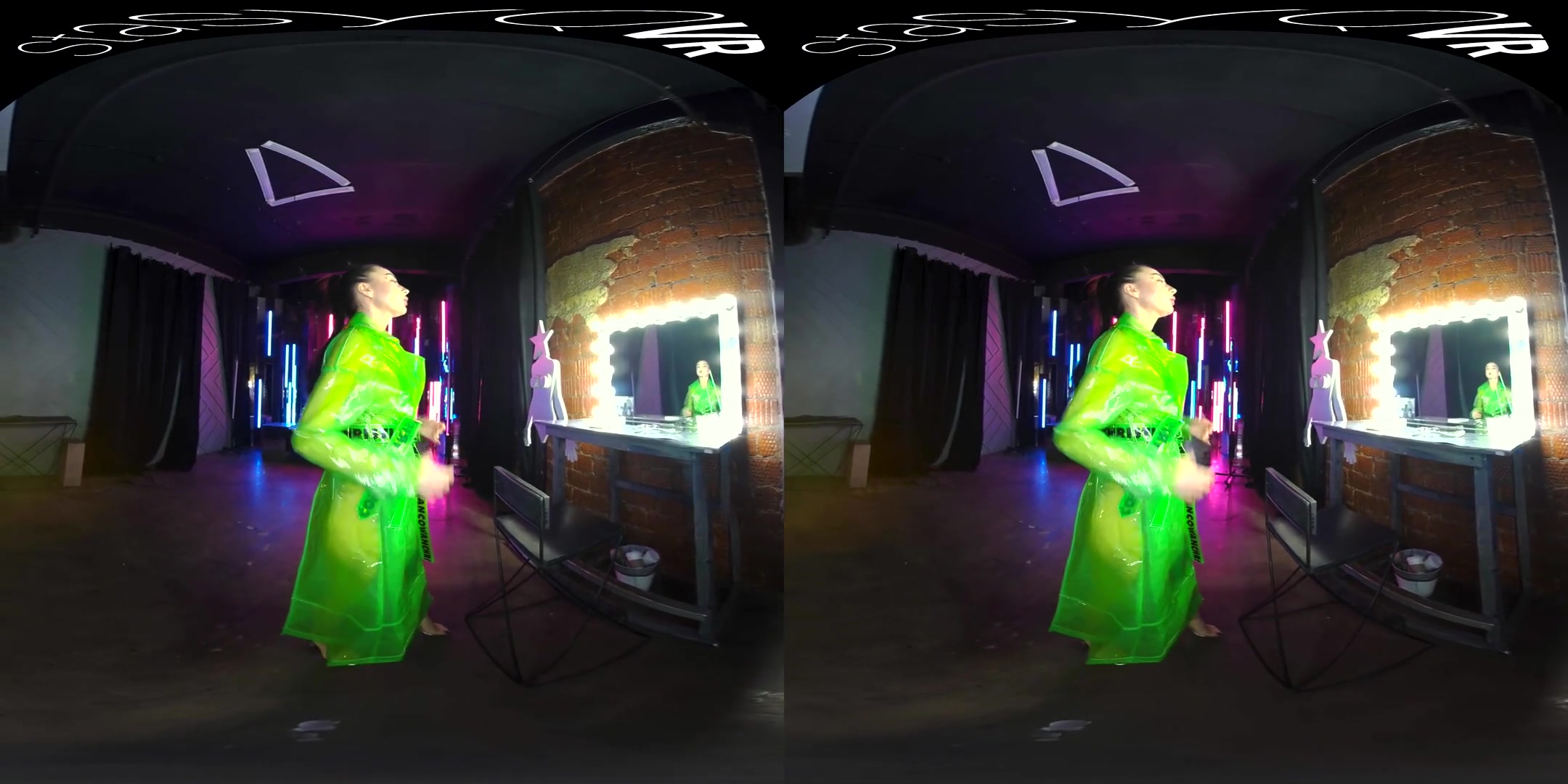 Green with Envy; Incredible Babe Solo Striptease