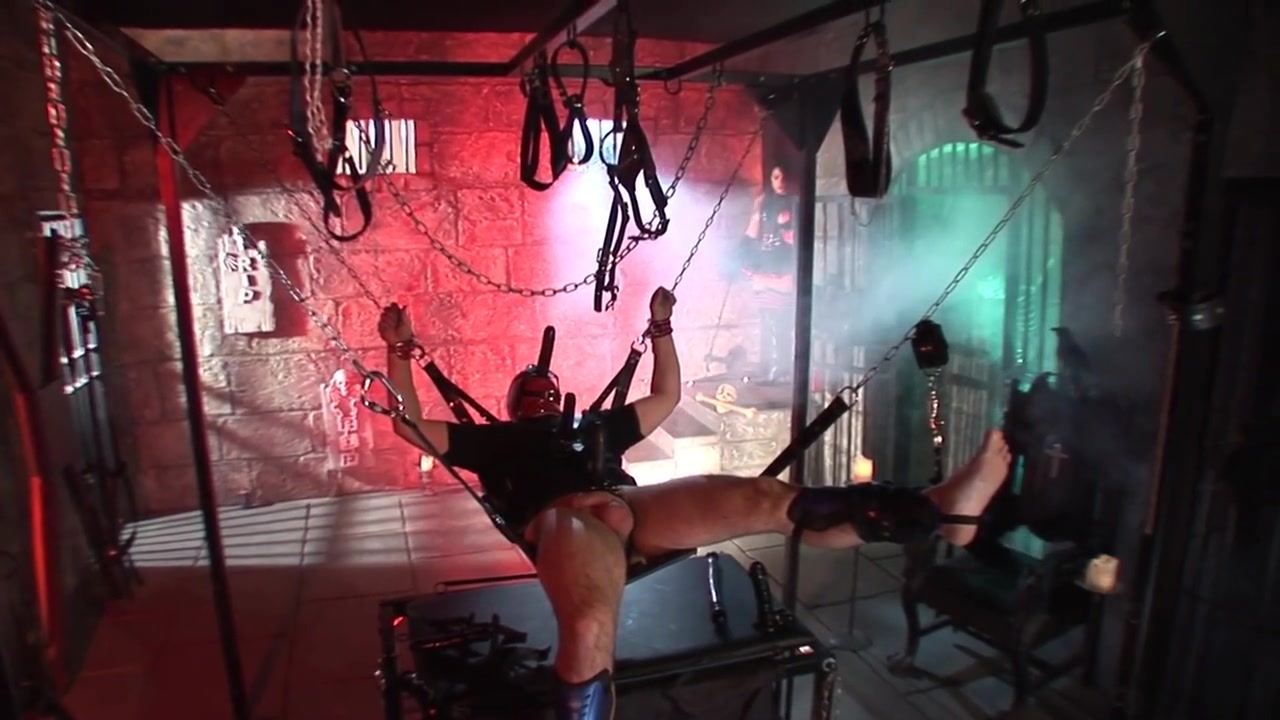 Mistress Estefania fuck her sex slave in dungeon by Femdom Sex