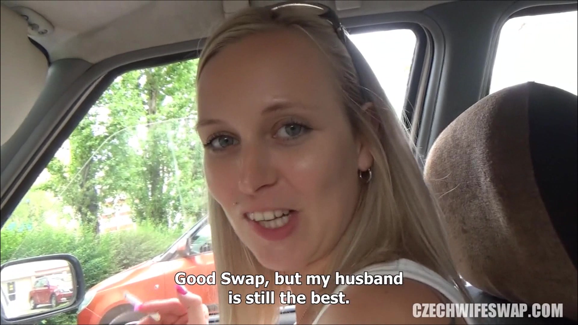 Czech Wife Swap - Outdoor Public Blowjob