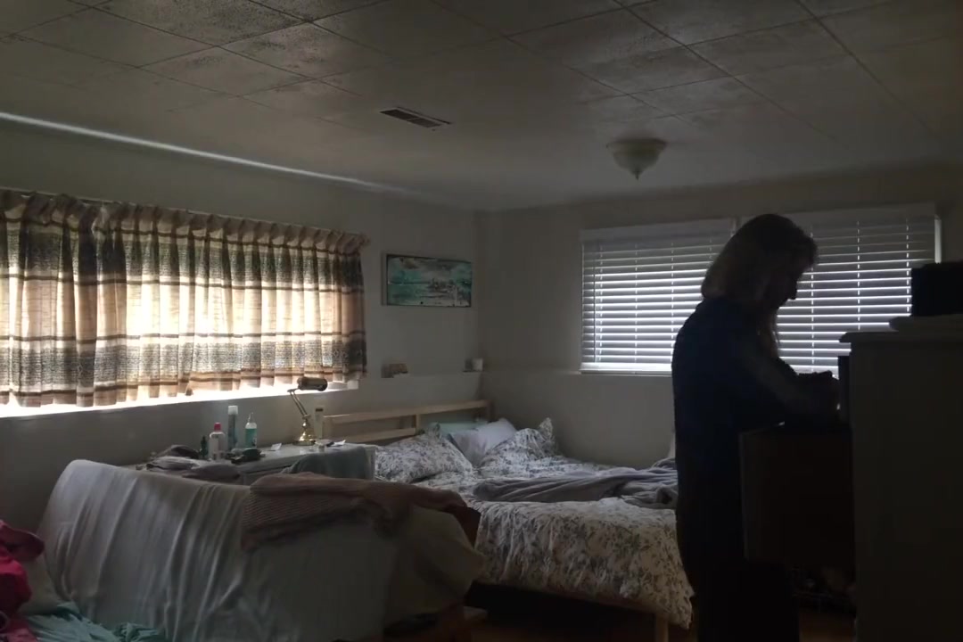 EPIC spy! Dumb slut young Step sister spied undressing after school