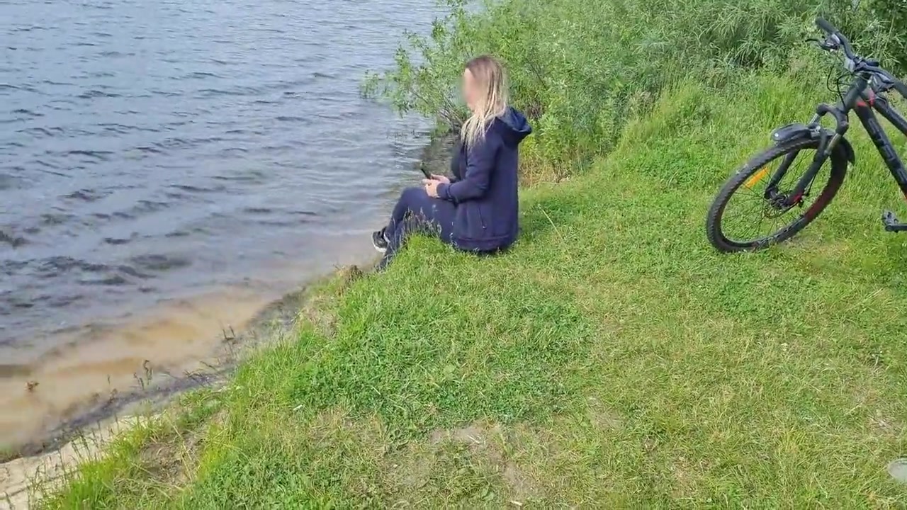Man Flashes Cock In Public And Cumshot Near Beautiful Blonde Girl She Look How His Jerkoff Hard Dick And Cum On Her Body