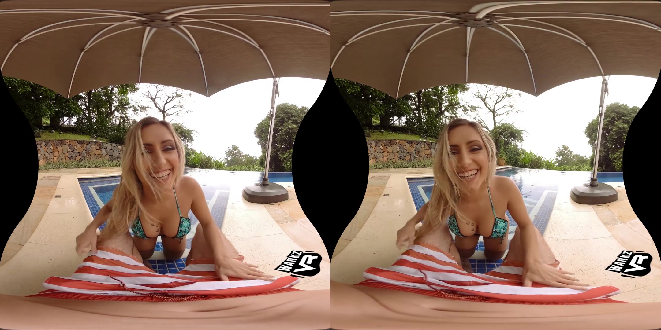 Wet Pussy - Busty Pornstar in a Tight Bikini - SexLikeReal