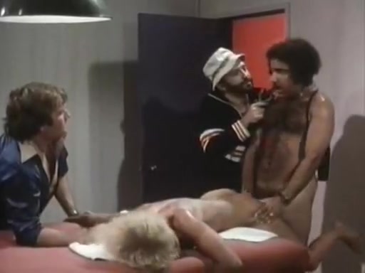 Veronica Hart, John Alderman, Samantha Fox in vintage xxx scene