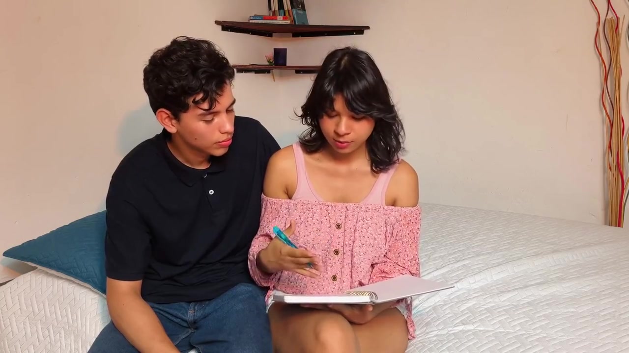 I Went To My Girlfriends House To Do Homework And We Had Fun Doing It