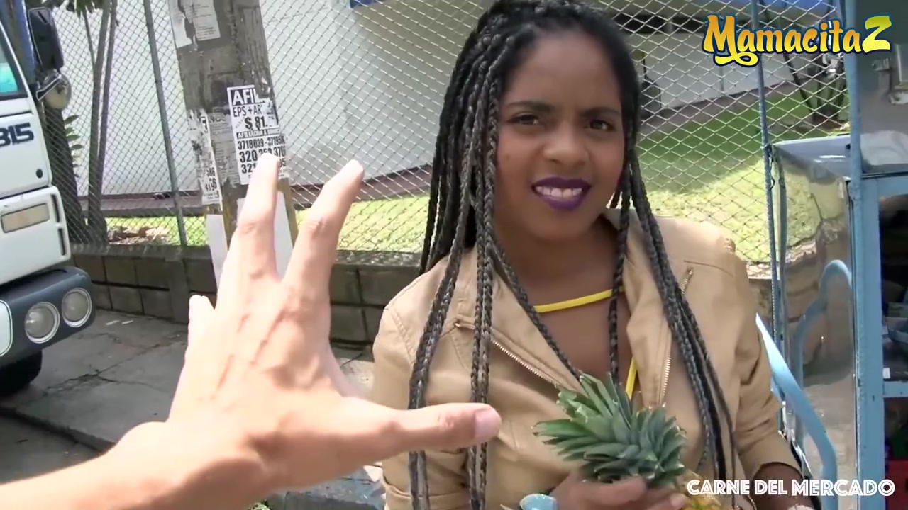 Ebony Latina Colombiana Babe Likes It Rough - Ana Ebano
