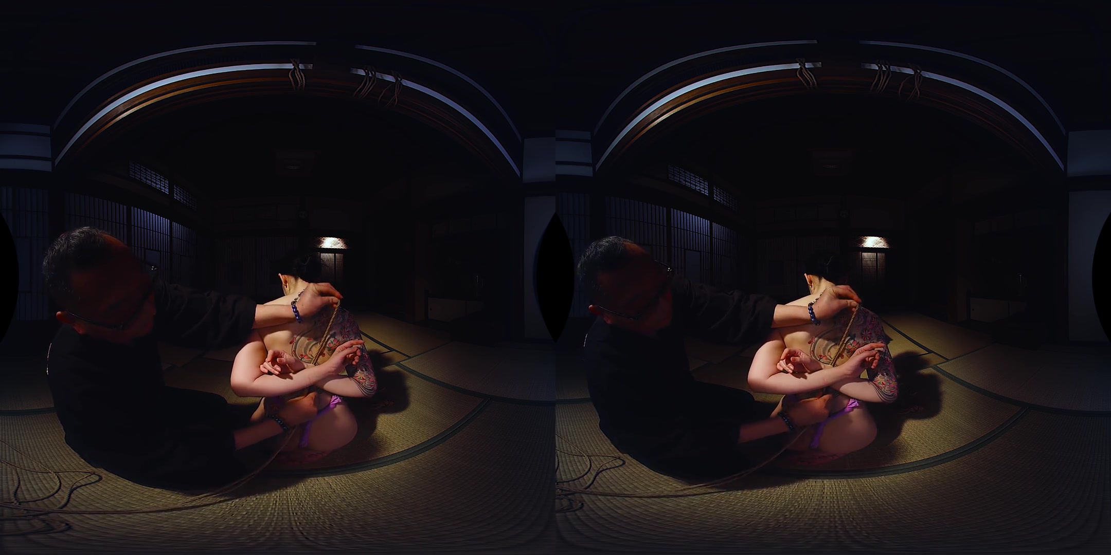 Bondage VR: Reverse Shrimp Suspension; Gorgeous Japanese Woman in Traditional Japanese Shibari Bondage