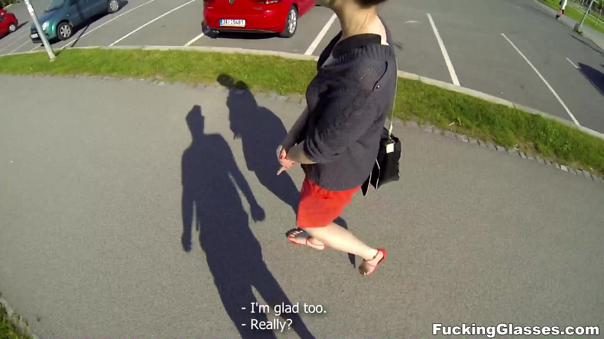 Fucking Glasses - Outdoor fuck in glasses