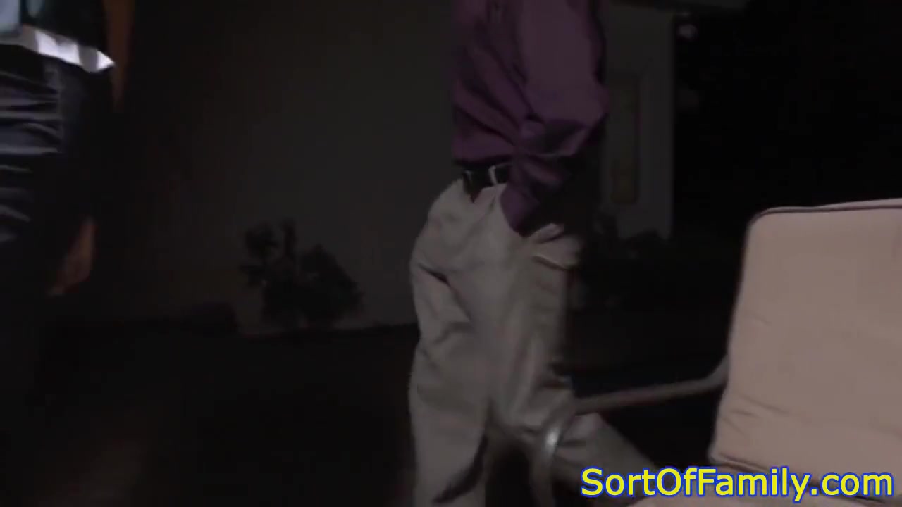 Bigtitted Latina Threeway Fucks Stepteen