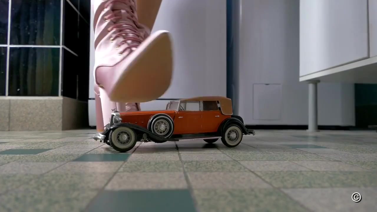 Classic Cars In Women's Hands