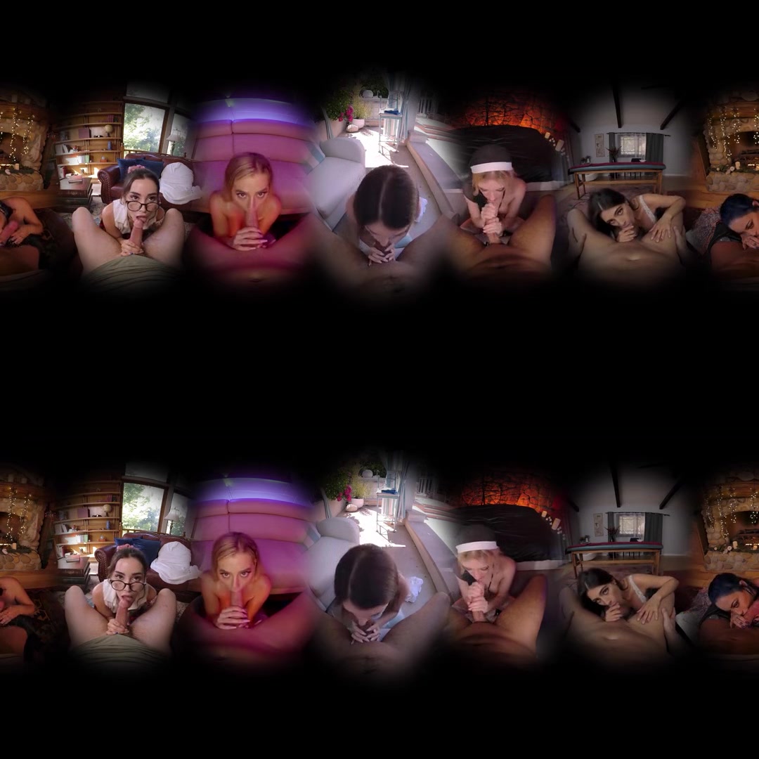 SLR Labs: 360Вє Blowjob Compilation; Ultra HD 360 VR Video