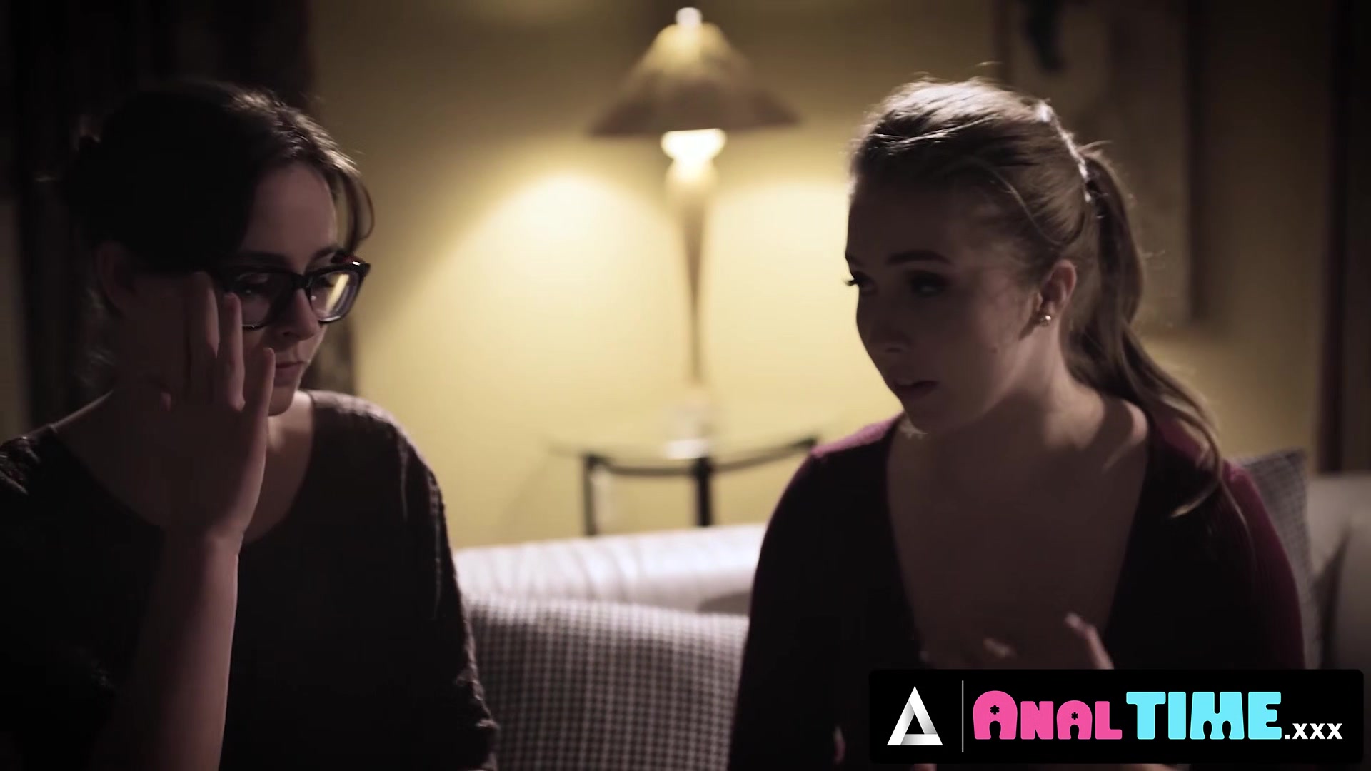 ANALTIME.XXX - Busty MILF Lena Paul Shows Off Her Anal Skills While Boring Tradwife Watches!