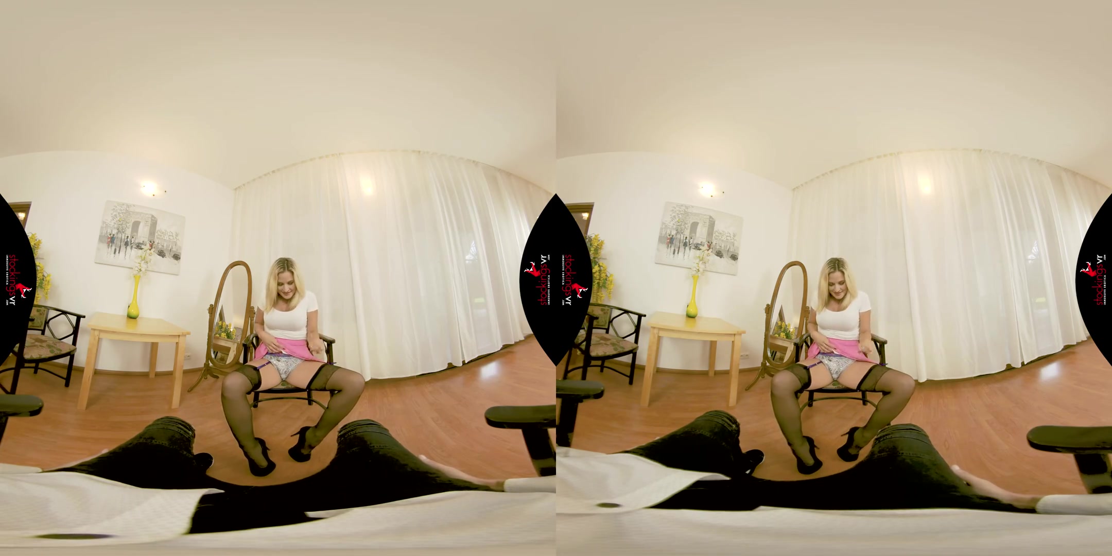 You Want To Look Up My Skirt? - Big Tits Blonde Hardcore