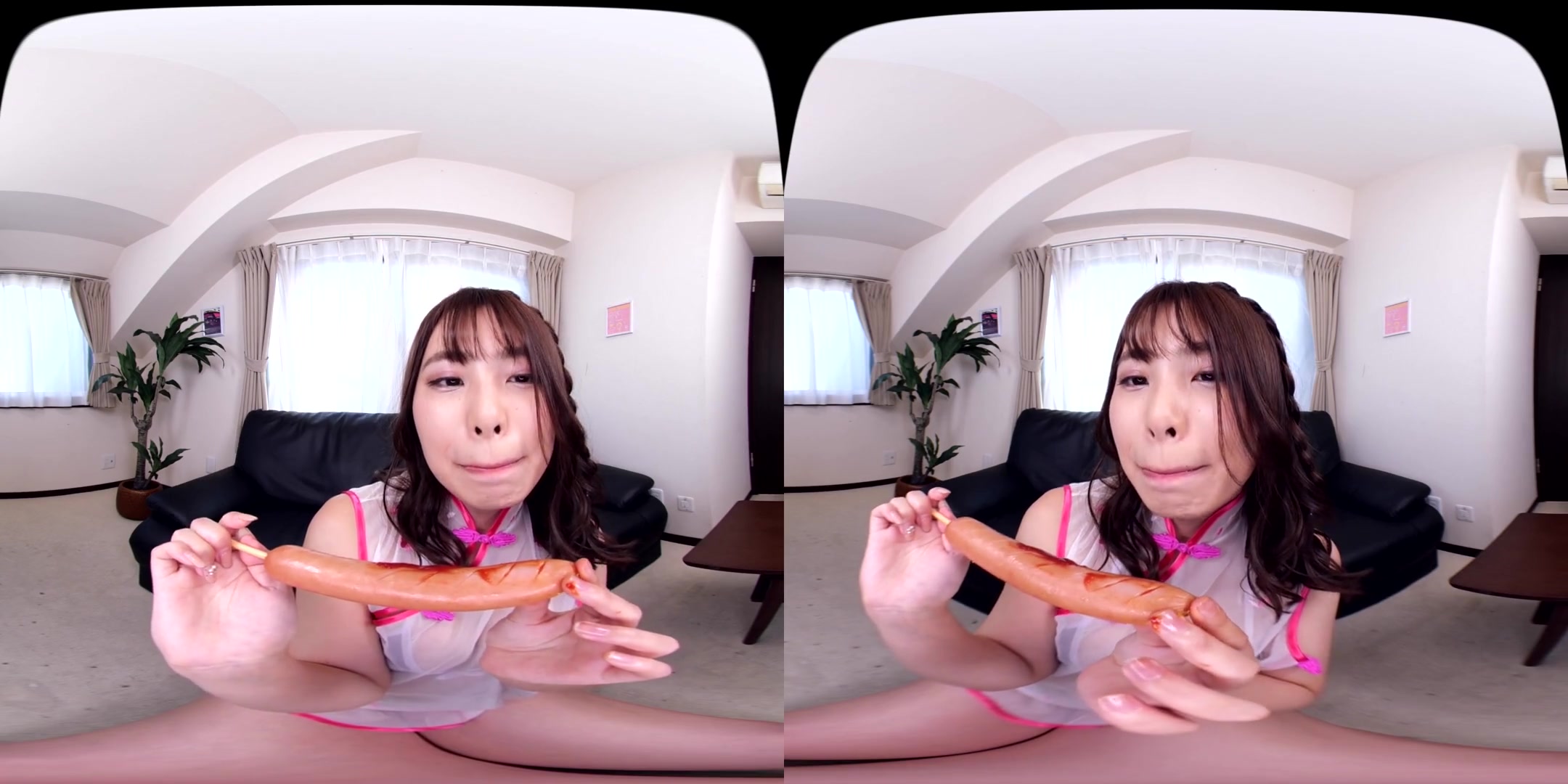 Provocative Babe Tempting Everyone - Sexy Maid Cosplay Asian