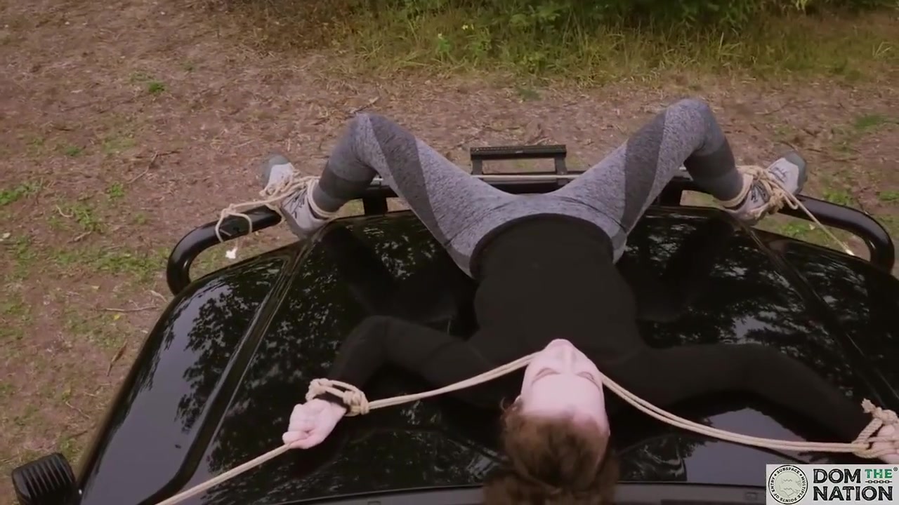 Vaginally Reamed Bdsm Beauty Goes Overlanding In The Woods