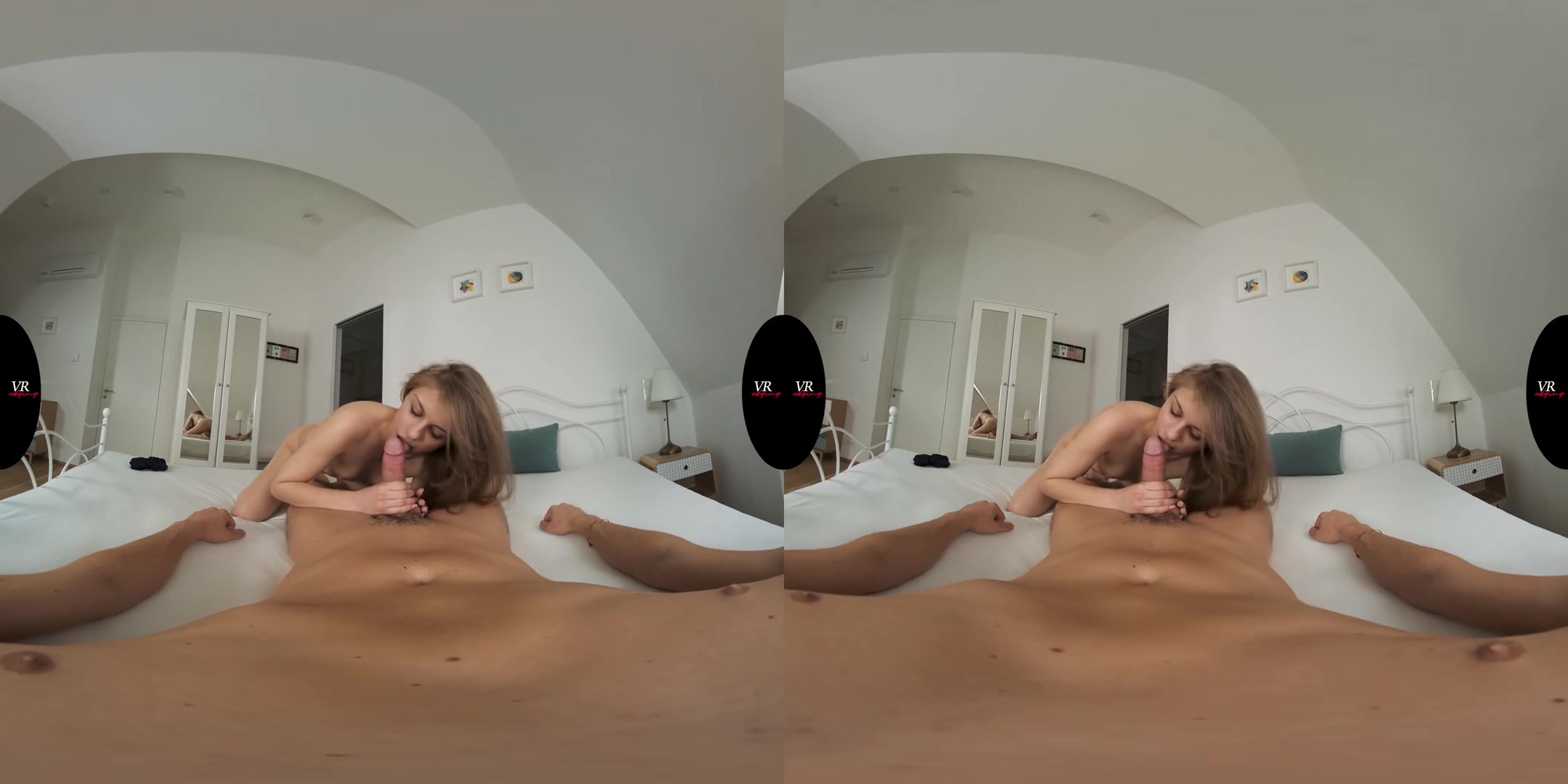 Double Blowjob - Hot Teens Won't Stop Sucking Until You Cum - Amateur MFF Threesome Teens Edging Blowjob