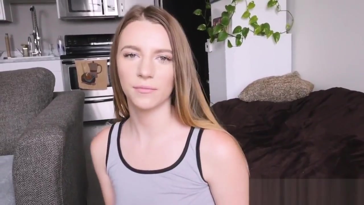 Stepsister teen 18+ gobbles BBC in POV