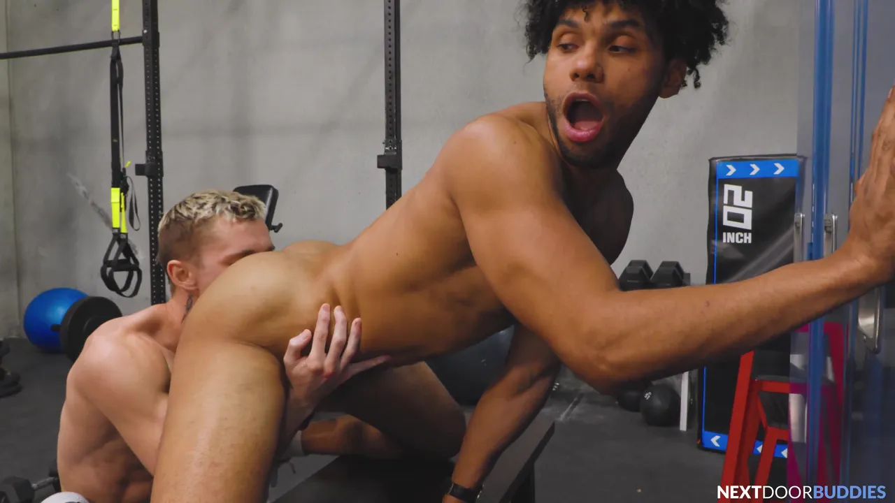 Theo Brady And Tony Genius In Interracial Deep Throat Fun
