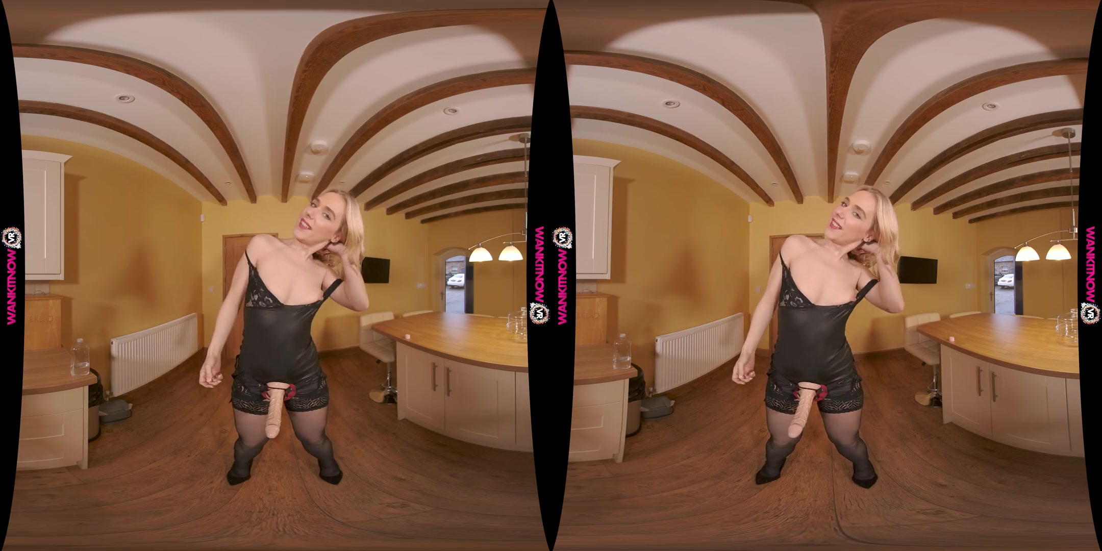 Masturbation Lesson - Blonde Lingerie Toy JOI - SexLikeReal