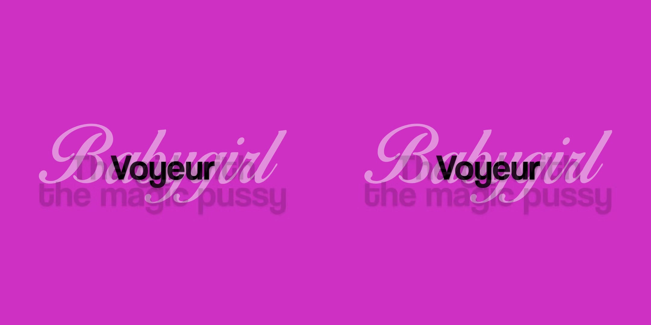 The Girl With The Magic Pussy - Voyeur