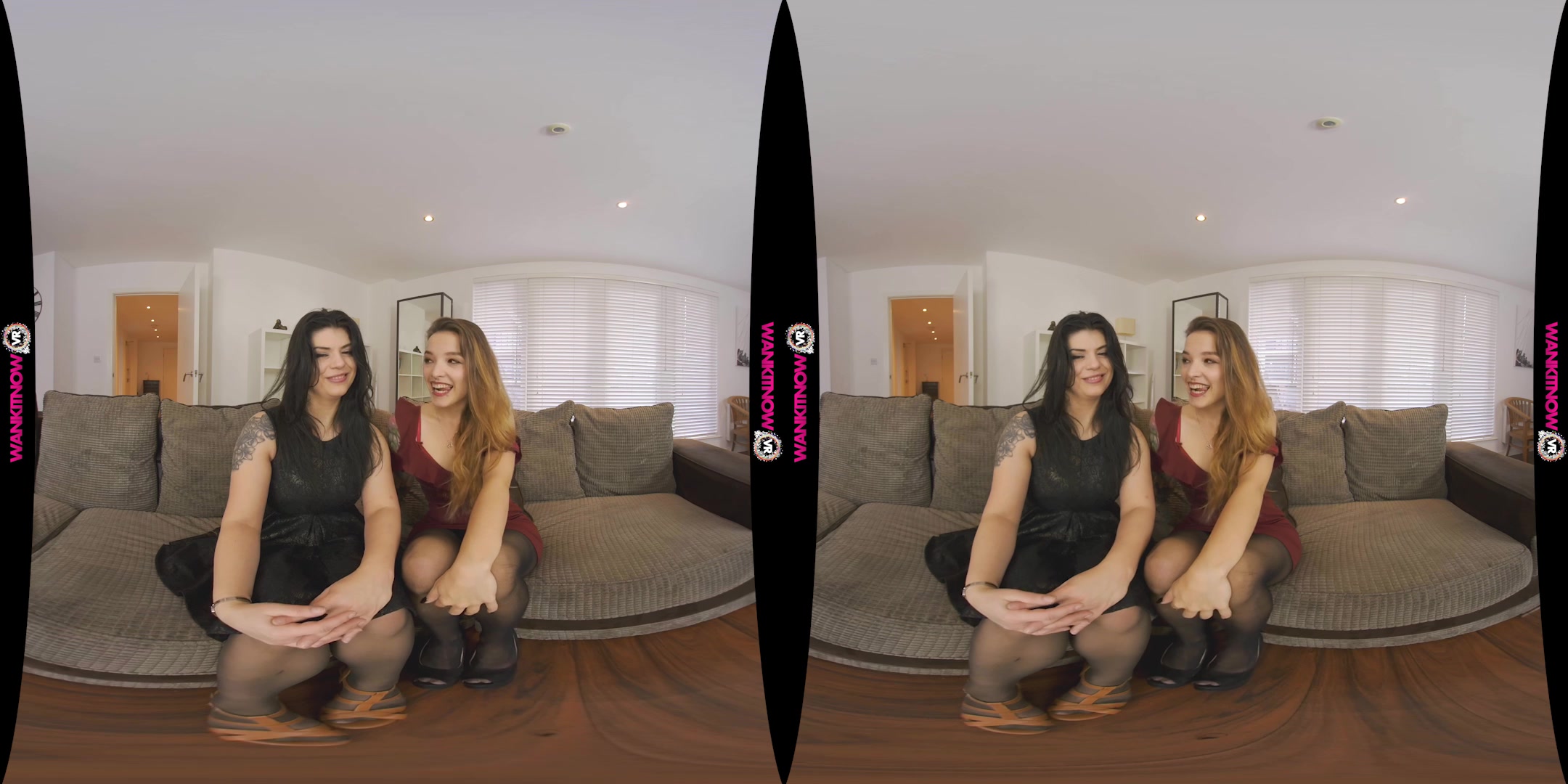 Surprised With A Threesome featuring Kylie Nymphette, Lucia Love - WankitNowVR