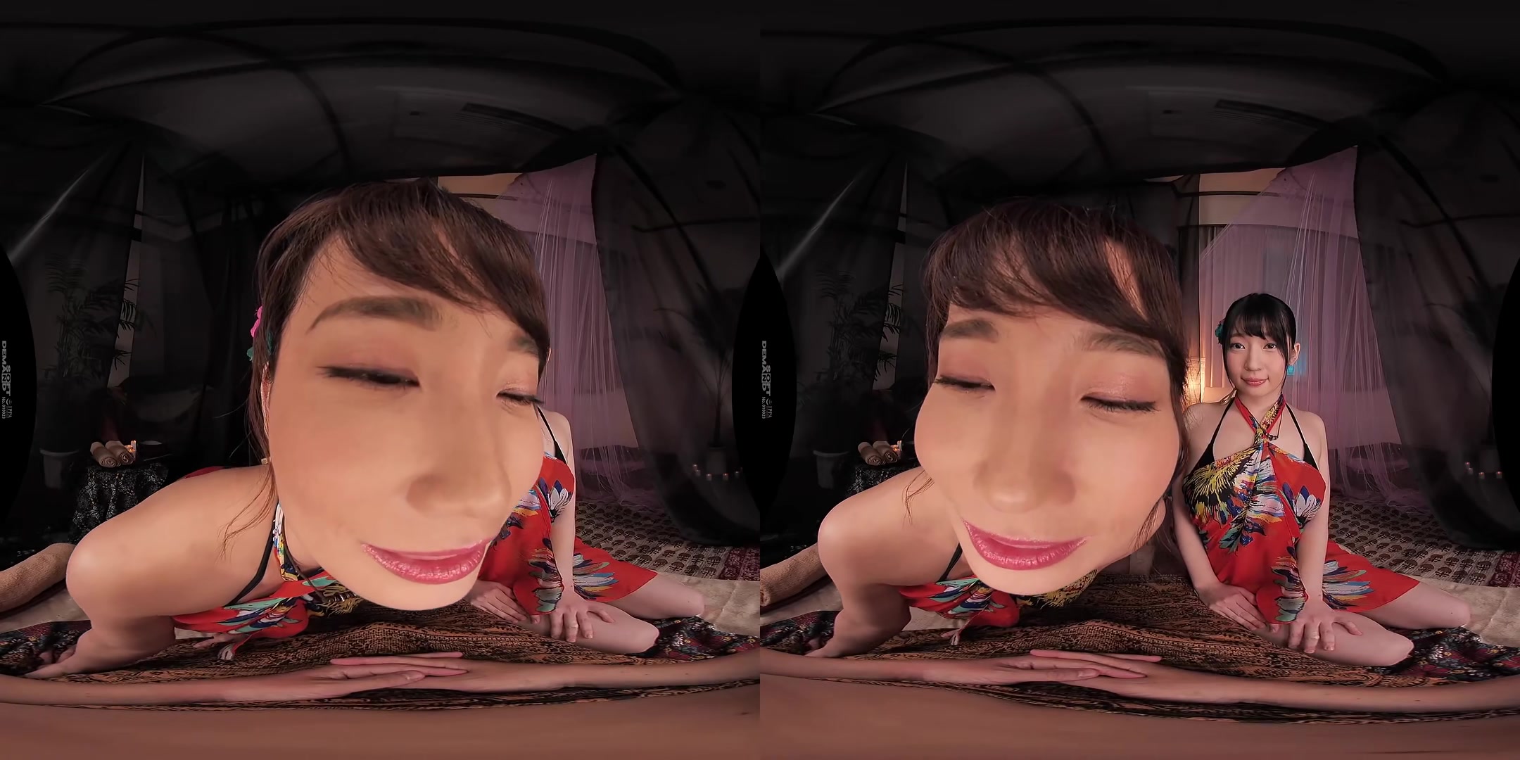 Hikaru Harukaze and Mao Kurata - Put Your Cock in 2 Pussies While You're Getting a Massage - G-Cup - SodCreate