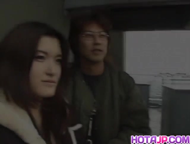 Sassy big tits Mayu Kotono enjoys getting her hairy pus