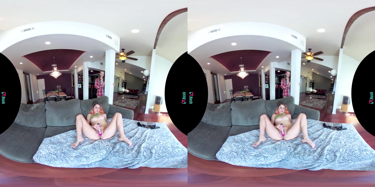 VRHUSH Jillian Janson and Pamela Morrison have fun with a male sex doll