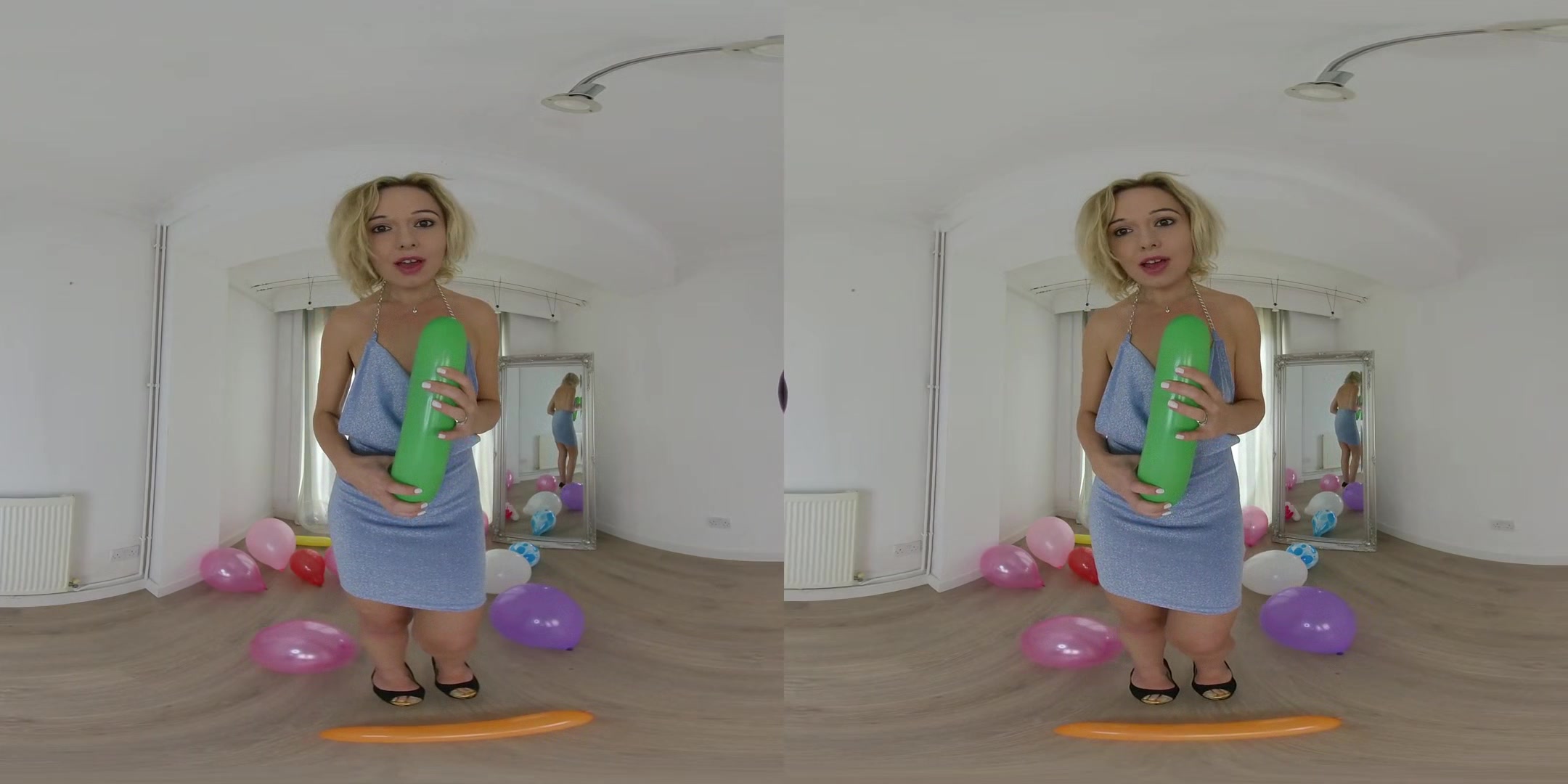 Balloon Popping with B2P - Hot Amateur Blonde Epiphany Jones