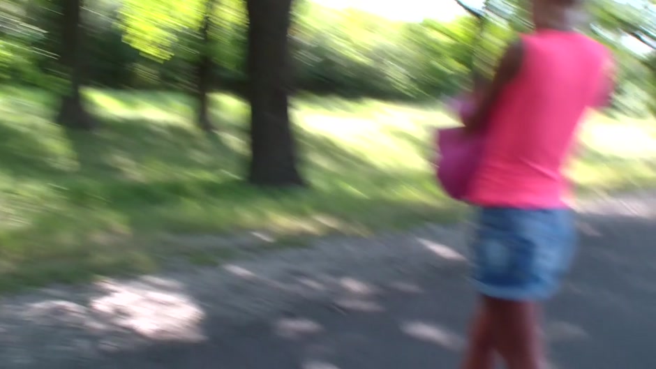 My hot gf fucks in the wood and masturbates in the car