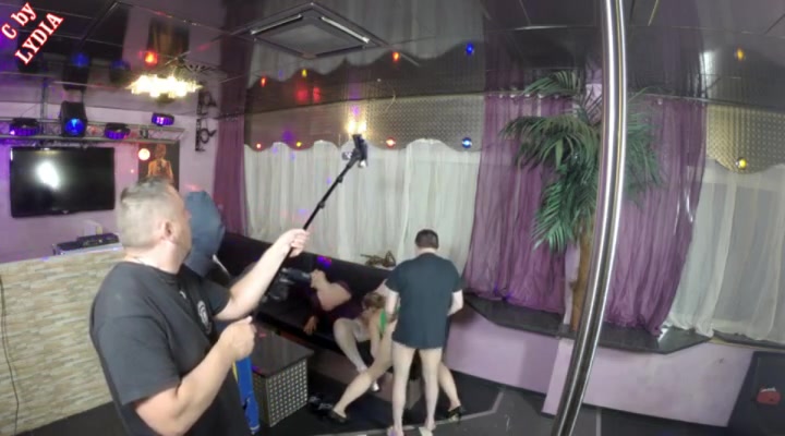 Making Of - Threesome In Village Disco
