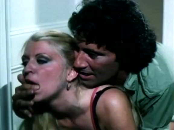 Sassy golden-haired is drilled hard in a vintage porn vid