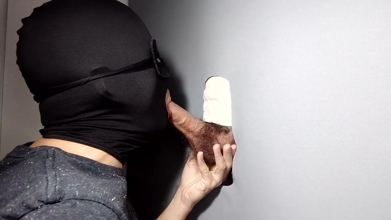Car Mechanic Straight Guy With Hairy Cock And Precum Returns To Gloryhole To Be Drained