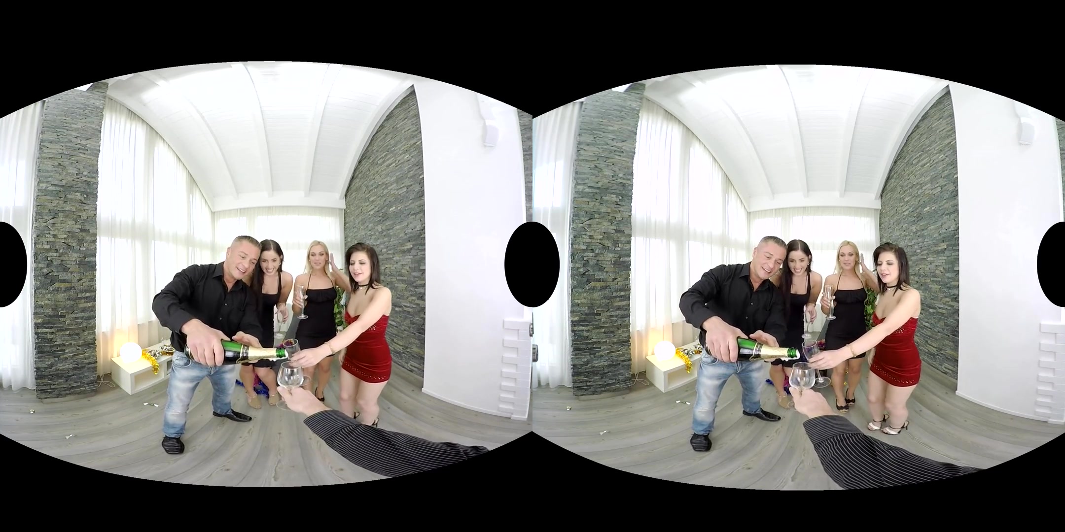Loren Minardi & Rebecca Rainbow & Cecilia Scott in New Year's Afterparty - RealityLovers