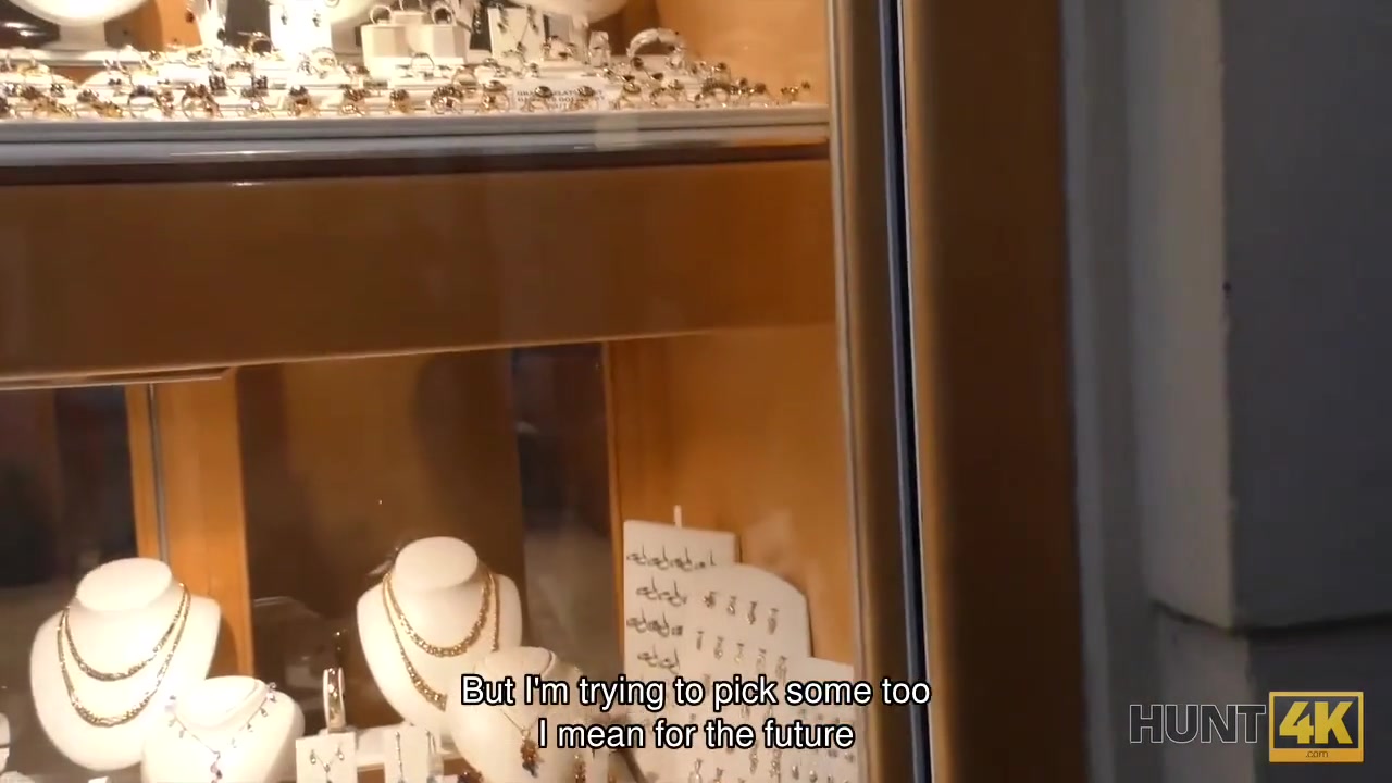HUNT4K. Poor guy has to watch girlfriend's awesome sex for money