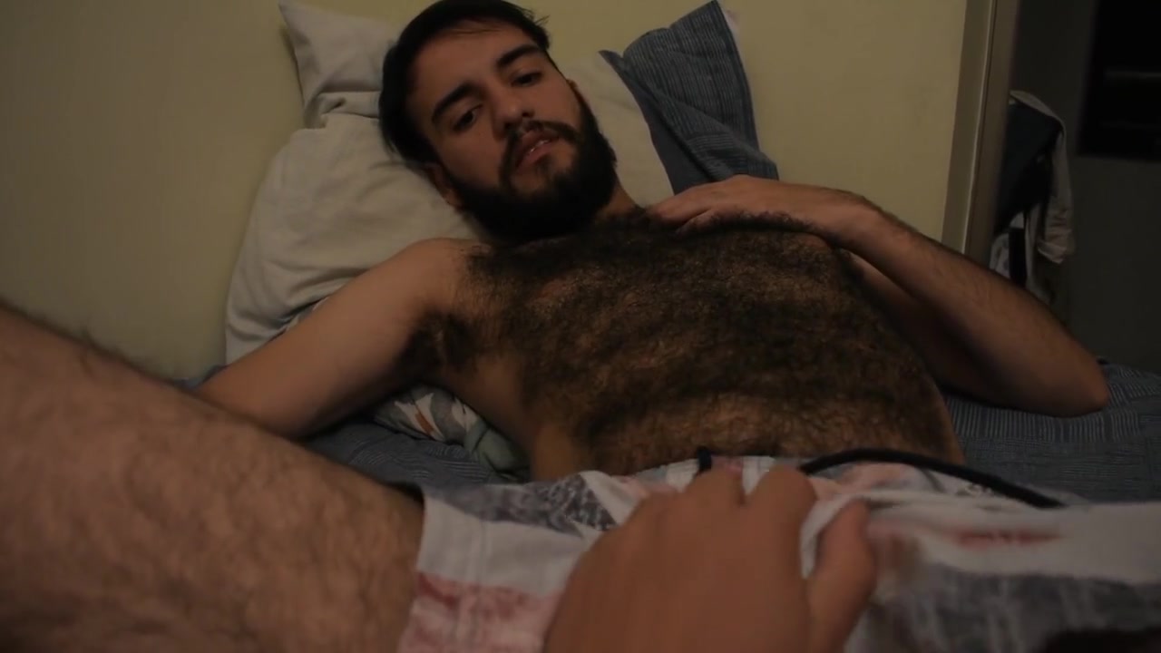 Hairy Latino Gets Handjob From Photographer