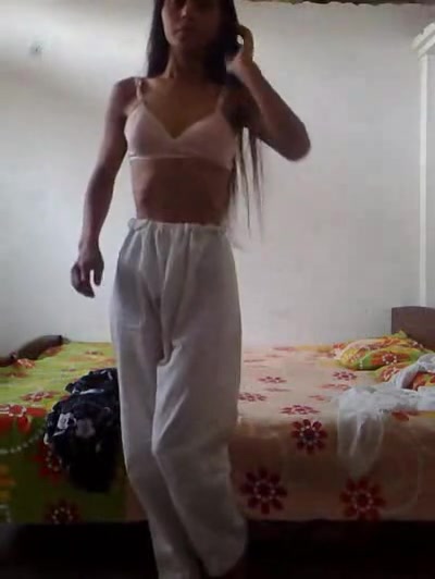 Gorgeous Indian chick reveals a lot of details of her body