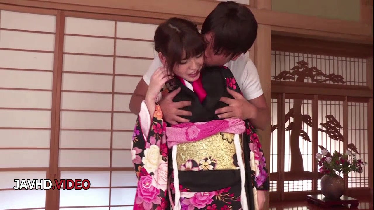 Naughty Japanese Kimono Clad Woman Fucked Hard and Creampied With Passion