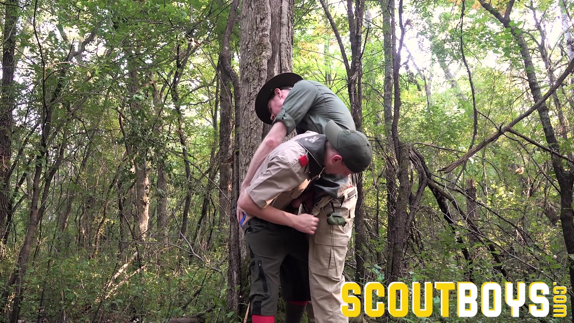 ScoutBoys Hung Scoutleader barebacks cute smooth twink Ian Levine